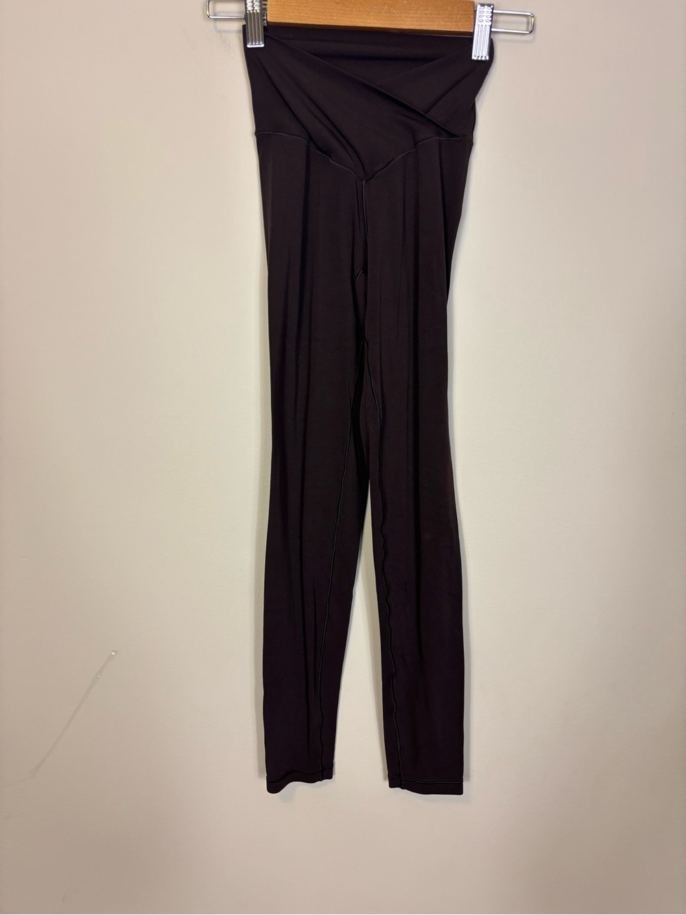 Aerie OFFLINE Real Me Crossover Waist 7/8 Leggings Brown XS High Rise